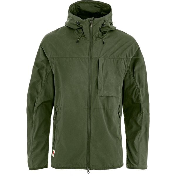 Fjall Raven Kurtka Przeciwwiatrowa High Coast M Dorośli. Zielone kurtki Fjällräven, m, bez wzorów, z bawełny, z kapturem. Za 903.60 zł.