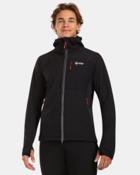 Męska bluza polarowa z kapturem Kilpi FRENI-M. Czarne bluzy z kapturem Kilpi, m, bez wzorów, z materiału, z kapturem. Za 318.77 zł.