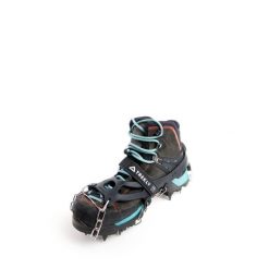 Raczki turystyczne Easy Grip. Czarne buty trekkingowe TREKLY, bez wzorów, bez zapięcia. Za 59.99 zł.