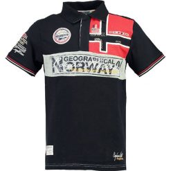 Koszulka polo "Koala" w kolorze granatowym. Koszulki polo marki Geographical Norway Men, z aplikacjami, z bawełny, polo, z krótkim rękawem. W wyprzedaży za 99.95 zł.