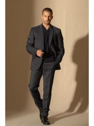 Perfect Cashmere Kaszmirowy sweter w kolorze granatowym rozmiar: XL. Niebieskie swetry nierozpinane Perfect Cashmere, xl, bez wzorów, z kaszmiru, bez kołnierzyka, bez ramiączek. Za 413.99 zł.