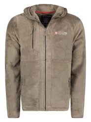 Canadian Peak Kurtka polarowa "Uploadeak" w kolorze szarobrązowym rozmiar: XL. Brązowe kurtki Canadian Peak, xl, bez wzorów, z materiału, bez kaptura. Za 144.58 zł.