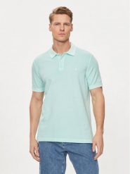 United Colors Of Benetton Polo 3089U301K Zielony Regular Fit. Zielone koszulki polo United Colors Of Benetton, l, bez wzorów, z bawełny, bez kołnierzyka, bez ramiączek. Za 149.99 zł.