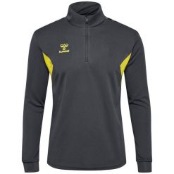 Bluza dresowa 1/2 zip Hummel Authentic. Szare bluzy Hummel, bez wzorów, z dresówki, bez kaptura. Za 211.20 zł.