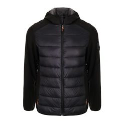 Kurtka męska LUMBERJACK CHALLENGE. Czarne kurtki Lumberjack, m, bez wzorów, z puchu, bez kaptura. Za 369.99 zł.