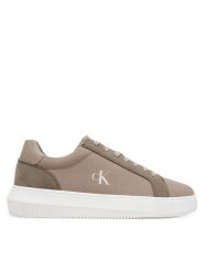 Calvin Klein Jeans Sneakersy Chunky Cupsole Mg Canvas YM0YM01219 Brązowy. Brązowe buty sportowe casual Calvin Klein Jeans, bez wzorów, z jeansu, bez zapięcia. Za 279.99 zł.