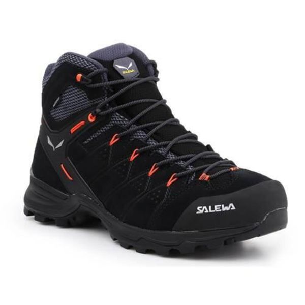 Buty trekkingowe męskie Salewa MS Alp Mate Mid WP. Brązowe buty turystyczne Salewa, bez wzorów, z gumy, za kostkę, bez zapięcia, trekkingowe. Za 869.99 zł.