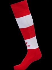 Hummel skarpety piłkarskie hmlESSENTIAL w paski TRUE RED/WHITE. Czerwone skarpety Hummel, bez wzorów, z bawełny. Za 78.76 zł.