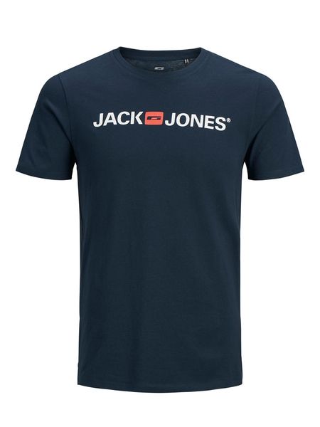 Jack & Jones Koszulka "Corp" w kolorze granatowym rozmiar: M. Niebieskie bezrękawniki Jack & Jones, m, bez wzorów, z bawełny, bez kołnierzyka, bez ramiączek. Za 32.83 zł.