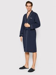 Boss Szlafrok Kimono 50469624 Granatowy. Niebieskie szlafroki Boss, m, bez wzorów, z bawełny, bez ramiączek, bez kaptura. Za 379.99 zł.