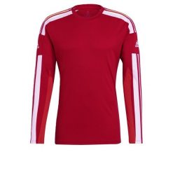 Koszulka męska adidas Squadra 21 Jersey Long Sleeve. Białe bluzki z długim rękawem Adidas, m, bez wzorów, z jersey, bez kołnierzyka, bez ramiączek. Za 99.00 zł.