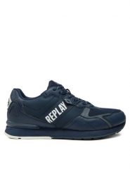 REPLAY Sneakersy Adrien Game 4 Lace-Up GMS1D.000.C0055T Granatowy. Niebieskie buty sportowe casual Replay, bez wzorów, ze skóry, bez zapięcia. Za 349.99 zł.
