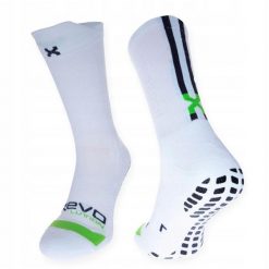Skarpety do piłki nożnej Proskary Revo antypoślizgowe. Białe skarpety PROSKARY, bez wzorów. Za 89.99 zł.