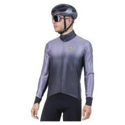 Kurtka rowerowa męska Alé Cycling PR-S Gradient. Szare kurtki ALÉ CYCLING, m, bez wzorów, bez kaptura. Za 999.99 zł.