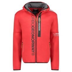 Bluza Geographical Norway FREESTYLE DB RED MEN 054 czerwony męska. Czerwone bluzy z kapturem Geographical Norway, m, bez wzorów, z materiału, z kapturem. Za 159.00 zł.