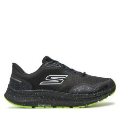 Buty do biegania Skechers. Czarne buty do biegania Skechers, bez wzorów, bez zapięcia, do biegania. Za 269.99 zł.