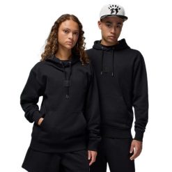 Bluza z kapturem Air Jordan Flight Fleece Hoodie FV7247-010. Czarne bluzy z kapturem Jordan, bez wzorów, z kapturem. Za 430.10 zł.