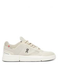 On Sneakersy The Roger 3MD11471485 Beżowy. Brązowe buty sportowe casual On, bez wzorów, z materiału, bez zapięcia. Za 709.99 zł.