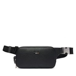 Nerka BOSS. Czarne saszetki i nerki Boss, bez wzorów. Za 449.99 zł.
