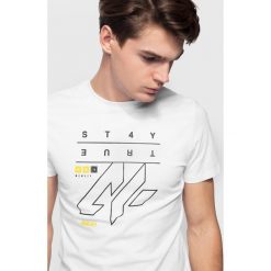 T-shirt męski TSM200 - biały. T-shirty marki 4F. W wyprzedaży za 49.99 zł.
