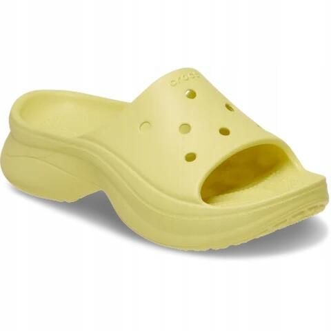 Klapki Dla Dorosłych Crocs Bae Slide. Czerwone klapki Crocs, z materiału. Za 191.99 zł.
