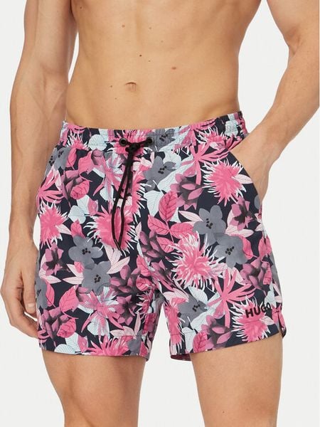 HUGO Szorty kąpielowe Calala 50510061 Różowy Regular Fit. Czerwone kąpielówki Hugo, m, bez wzorów, z syntetyku. Za 197.99 zł.
