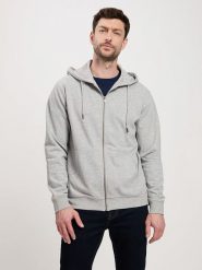 Cross Jeans Bluza w kolorze jasnoszarym rozmiar: XL. Szare bluzy Cross Jeans, xl, bez wzorów, z bawełny, bez kaptura. Za 131.74 zł.