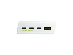 GREEN CELL POWERBANK POWERPLAY 20S BIAŁY 20000MAH 22,5W 3X USB-C PD 1X USB-A. Białe powerbanki Green Cell. Za 103.99 zł.