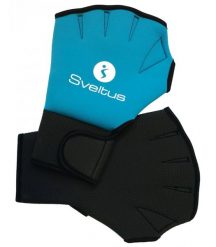 Rękawiczki do aquafitnessu Sveltus 1840 Aqua. Niebieskie rękawiczki SVELTUS, bez wzorów, z materiału. Za 47.99 zł.