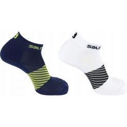 Skarpety do biegania Salomon XA Running 2 pary. Niebieskie skarpety Salomon, bez wzorów. Za 69.00 zł.