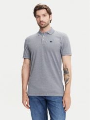Wrangler Polo 112352280 Biały Regular Fit. Białe koszulki polo Wrangler, m, bez wzorów, z bawełny, bez kołnierzyka, bez ramiączek. Za 99.99 zł.