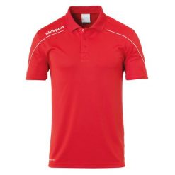 Polo Uhlsport Stream 22. Białe koszulki polo Uhlsport, xl, bez wzorów, z materiału, bez kołnierzyka, bez ramiączek. W wyprzedaży za 117.50 zł.
