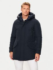 Woolrich Kurtka puchowa CFWOOU0487MRUT0001 Granatowy Regular Fit. Niebieskie kurtki Woolrich, m, bez wzorów, z bawełny, bez kaptura. Za 2,849.00 zł.