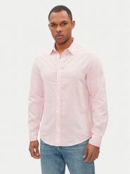 Pepe Jeans Koszula Arnau PM308844 Różowy Regular Fit. Czerwone koszule Pepe Jeans, l, bez wzorów, z bawełny, bez kołnierzyka, bez ramiączek. Za 299.99 zł.