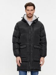 Brave Soul Kurtka puchowa MJK-EARL Czarny Regular Fit. Czarne kurtki Brave Soul, m, bez wzorów, z puchu, bez kaptura. Za 219.99 zł.