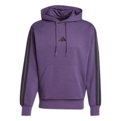 Bluza z kapturem adidas fioletowa męska. Fioletowe bluzy z kapturem Adidas, m, bez wzorów, z dzianiny, z kapturem. Za 195.99 zł.