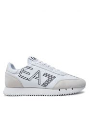 EA7 Emporio Armani Sneakersy X8X101 XK257 U426 Biały. Białe buty sportowe casual EA7 Emporio Armani, bez wzorów, ze skóry, bez zapięcia. Za 659.99 zł.