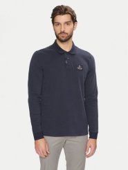 Aeronautica Militare Polo 242PO1840J662 Granatowy Regular Fit. Niebieskie koszulki polo Aeronautica Militare, m, bez wzorów, z bawełny, bez kołnierzyka, bez ramiączek. Za 309.99 zł.