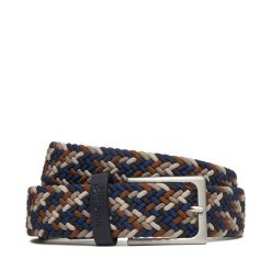 Pasek Męski Barbour. Niebieskie paski Barbour, bez wzorów. Za 279.99 zł.