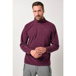 Męski Półgolf z polaru outdoorowy Belly Fit kołnierz z zamkiem. Czerwone bluzy JAY-PI, m, bez wzorów, z materiału, bez kaptura. W wyprzedaży za 191.99 zł.