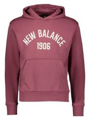 New Balance Bluza "Essentials Varsity" w kolorze różowym rozmiar: M. Różowe bluzy New Balance, m, bez wzorów, z kapturem. Za 171.28 zł.