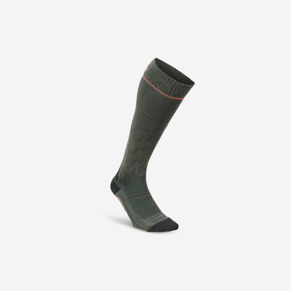 Skarpety outdoorowe wytrzymałe Solognac Active 500 długie. Skarpety SOLOGNAC, bez wzorów, z poliamidu. Za 54.99 zł.
