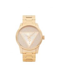 Guess Zegarek Badge GW0915G1 Złoty. Żółte, analogowe zegarki Guess, złote. Za 739.99 zł.