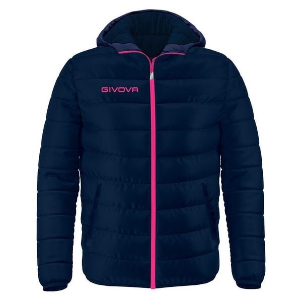 Givova Olanda Kurtka zimowa 4XL - łososiowa, ocieplana puchem. Czerwone kurtki Givova, na zimę, xl, bez wzorów, z puchu, z kapturem. Za 235.10 zł.