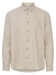 Solid Koszula 21107465 Beżowy Regular Fit. Brązowe koszule Solid, l, bez wzorów, z bawełny, bez kołnierzyka, bez ramiączek. Za 129.99 zł.