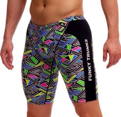 Spodenki do pływania Jammery Funky Trunks Bits of Peace. Krótkie spodenki sportowe Funky Trunks, l, bez wzorów, z materiału. Za 179.99 zł.