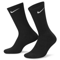 Skarpetki sportowe Nike Everyday Cushion Crew Dri-Fit 6 pack SX7666-010. Czarne skarpetki sportowe Nike, bez wzorów. Za 89.00 zł.