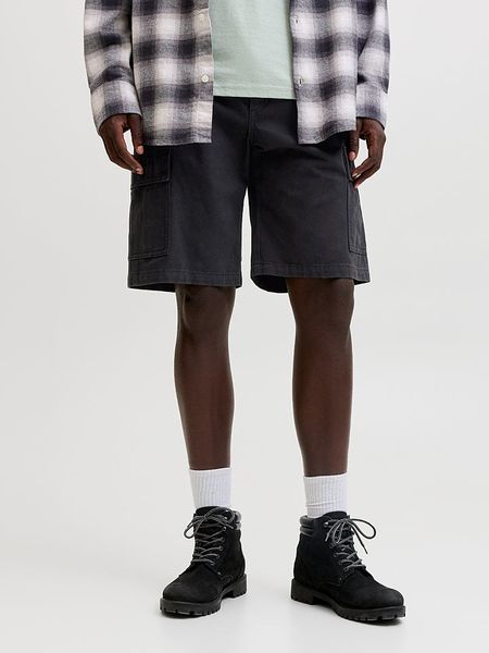 Jack & Jones Bojówki "Cole" w kolorze antracytowym rozmiar: M. Czarne joggery i bojówki Jack & Jones, m, bez wzorów, z bawełny. Za 106.38 zł.