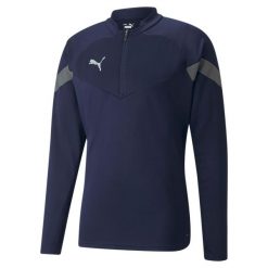 Bluza męskie Puma Teamfinal Training 14 Zip. Niebieskie bluzy Puma, m, bez wzorów, z poliesteru, bez kaptura. Za 290.00 zł.