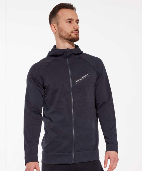 Bluza męska wełniana z kapturem Brubeck THERMO WOOL by Pustelnik. Czarne bluzy z kapturem Brubeck, m, bez wzorów, z materiału, z kapturem. Za 439.00 zł.
